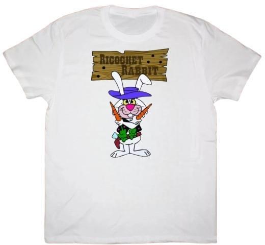 RICOCHET RABBIT CARTOON Graphic Print Unisex T-Shirt Graphic Tee S