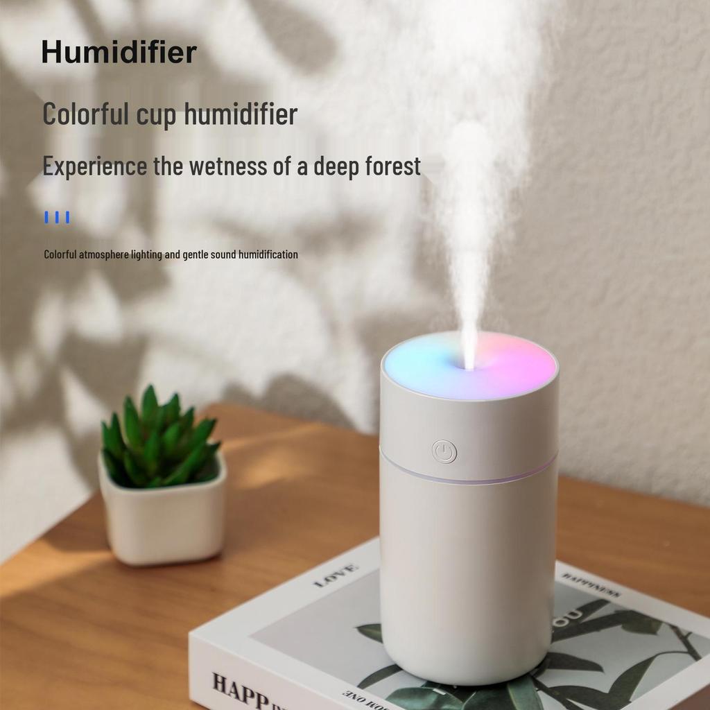 Rechargeable Mini Colorful Cup Humidifier for Home & Car Aromatherapy