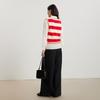 Gejin Women's Elegant Striped Knit Vest