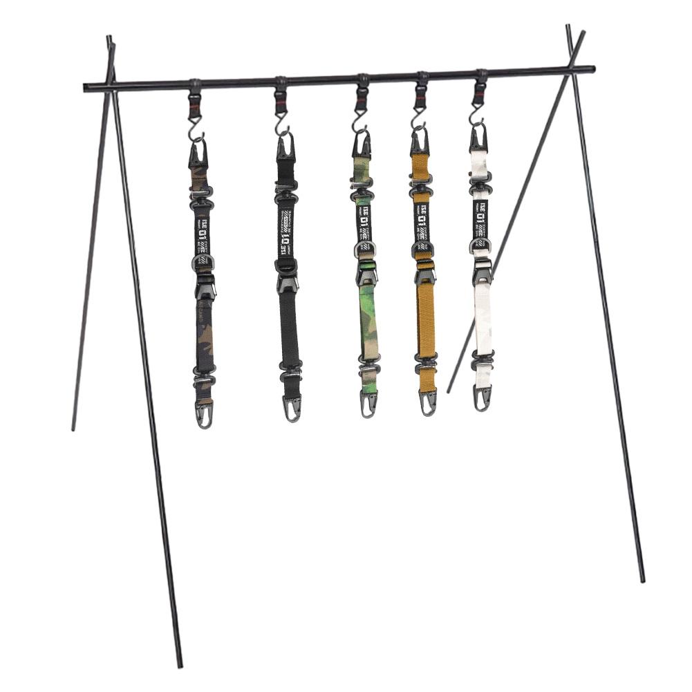 Outdoor Camping Multi-Functional Sling Hook Adjustable Storage Bag Strap Multifunctional Hanging Strap for Camping Hiking