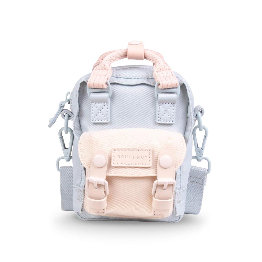 Bag Nature Pale Series Macaron Tiny 1L Girls Casual Crossbody Mobile Phone Bag Handbag X [DOUGHNUT] Women's (Raindrop Hazy)