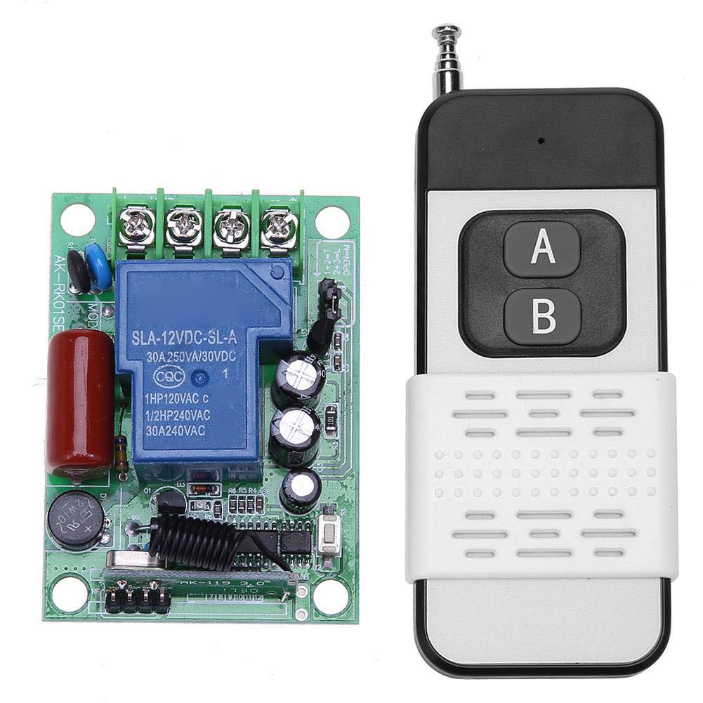 Wireless 220V Remote Control Switch for Home Lighting and Appliances Single-Channel Remote Switch