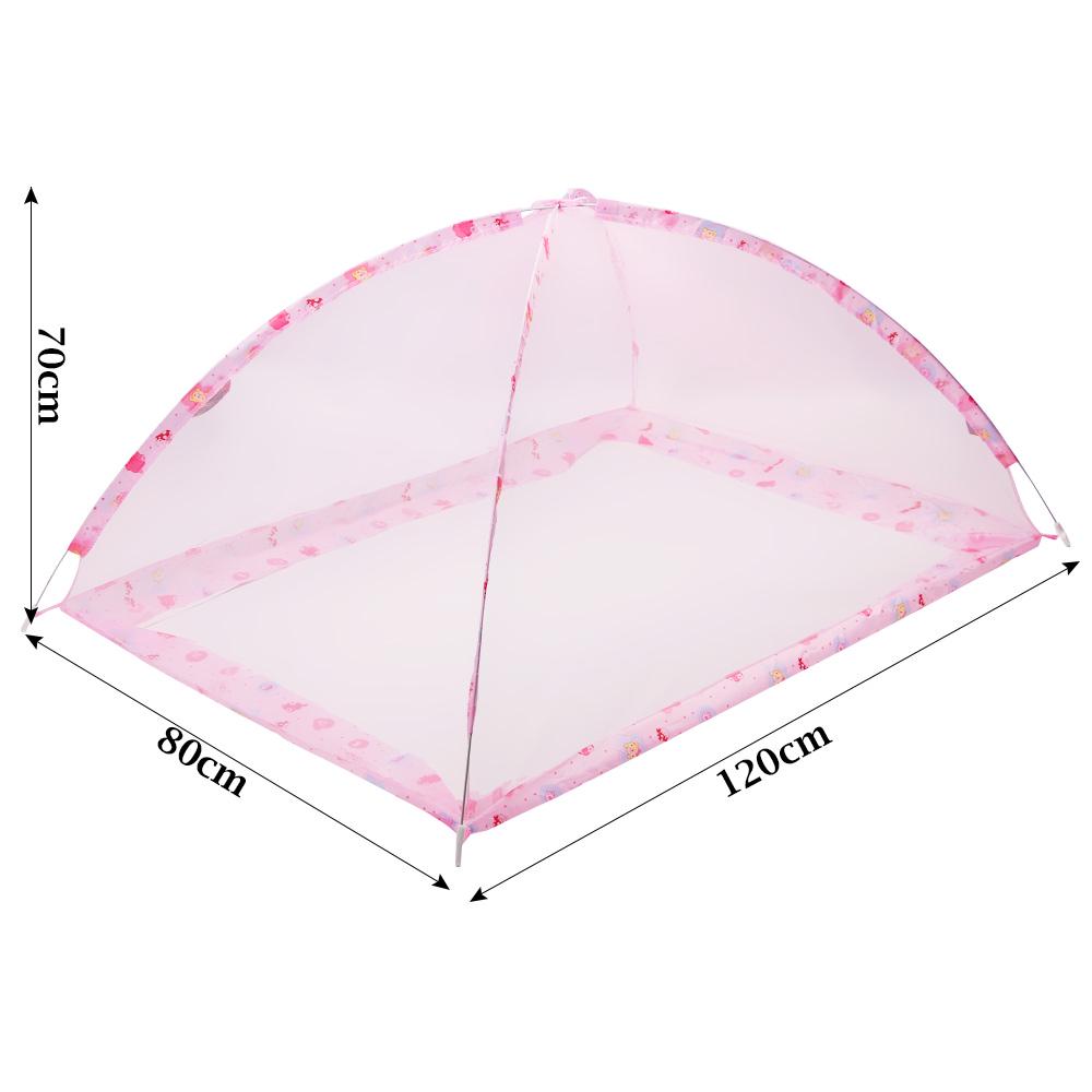 Foldable Kids Baby Summer Bed Room Netting Canopy Bedding Dome Tent Mosquito Net Mesh Fabric Border Decor Insect Prevention