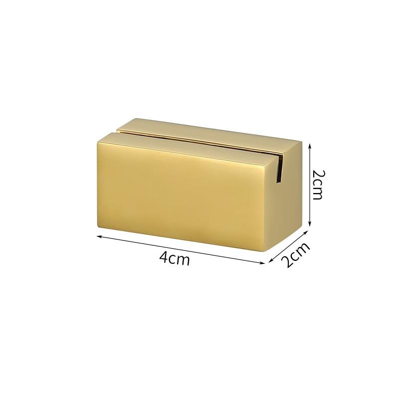Insert Menu Folder Stainless Steel Card Holder Funny Solid Menu Memo Holder Creative Label Holder Party Photo Picture Clips