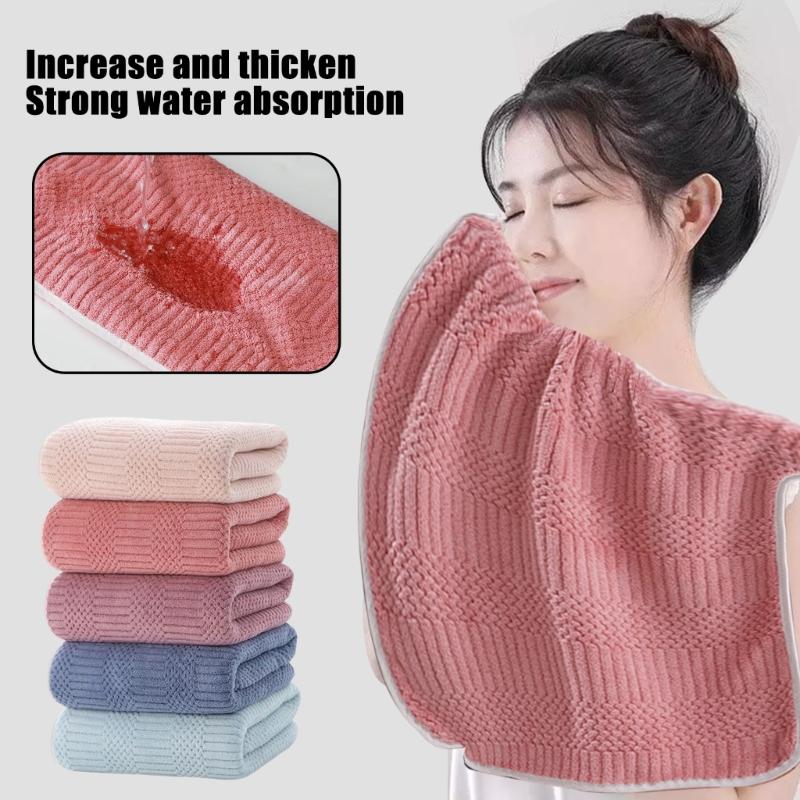 Soft Touches Corals Velvets Hand Towel, Quick Drying Bath Towel for Bathroom Decotation