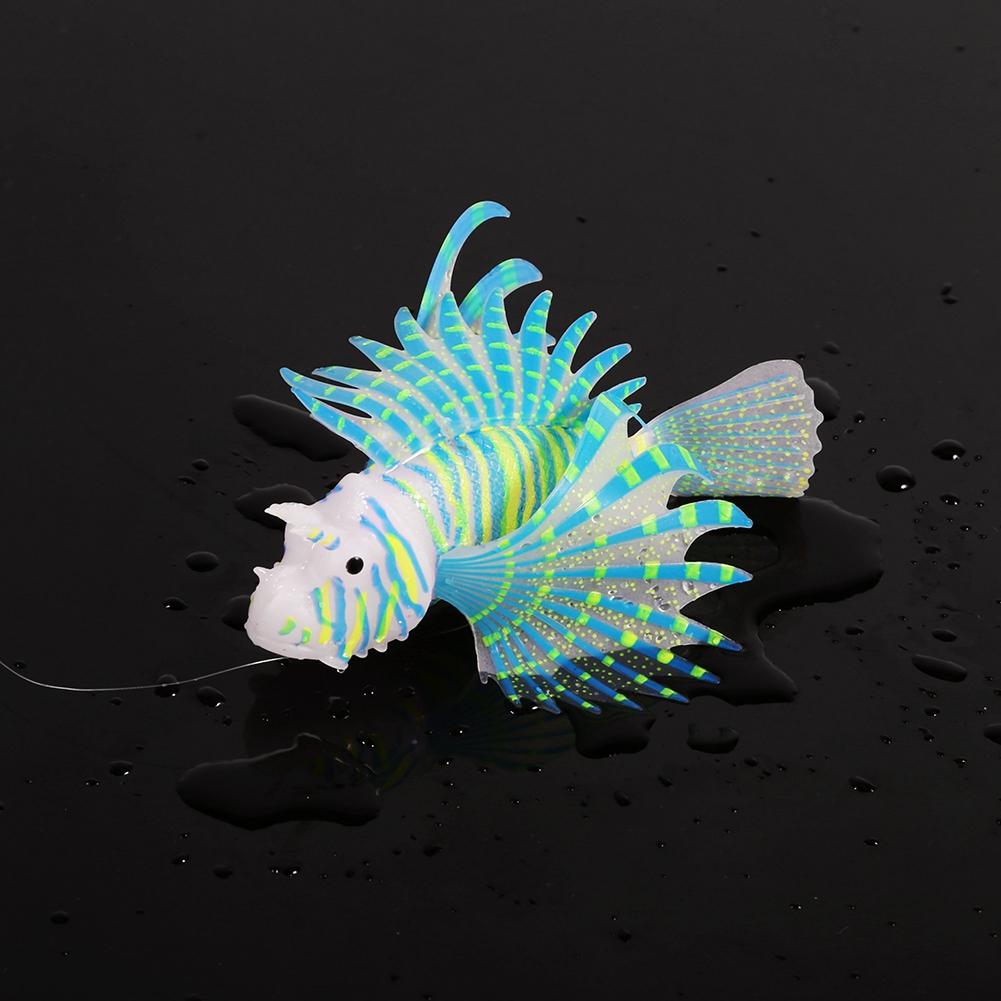 Aquarium Artificial Fish Tank Landscape Decoration Glow Simulation Animal Ornaments