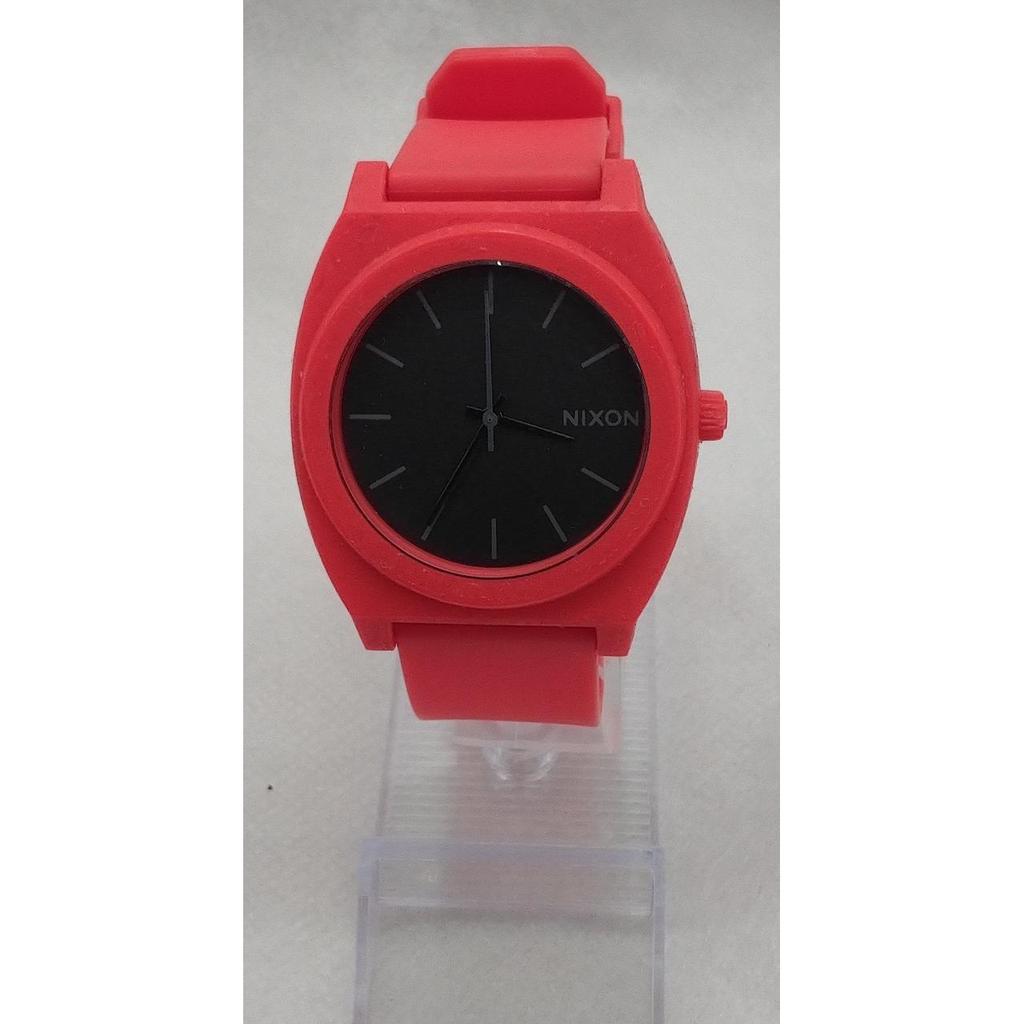 Used NIXON MINIMAL Orange Quartz Watch