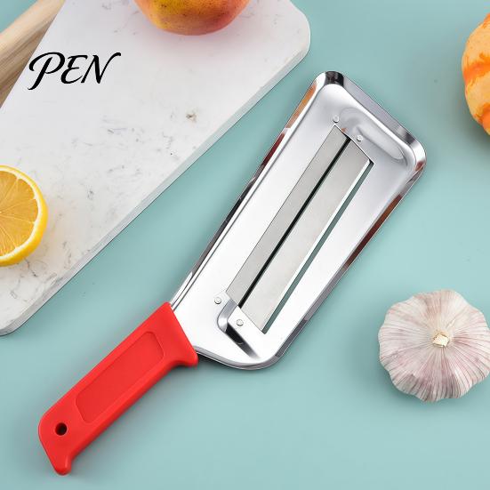Potato And Carrot Shredder Stainless Steel Vegetable Peeler, Sharp Double-Blade Anti-slip Handle Design Dual Purpose Slicer Multi-functional Julienne