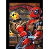 Deadpool's Heart-warming/Bie's Famous Scene Diamond Painting Full of Diamonds Handmade DIY Full Diamond and Gem Sticker Home Decoration Painting