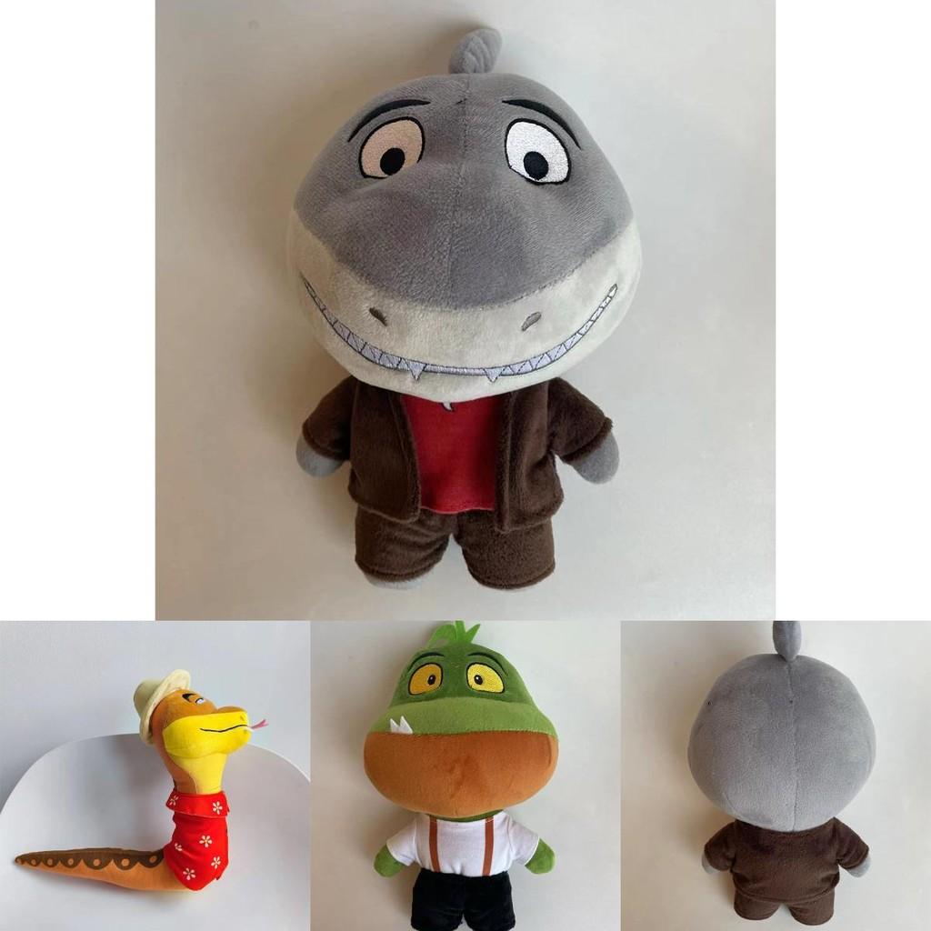 Soft And Durable 25cm Plush Toys The Bad Guys Chameleon Snake And Wolf Stuffed Dolls