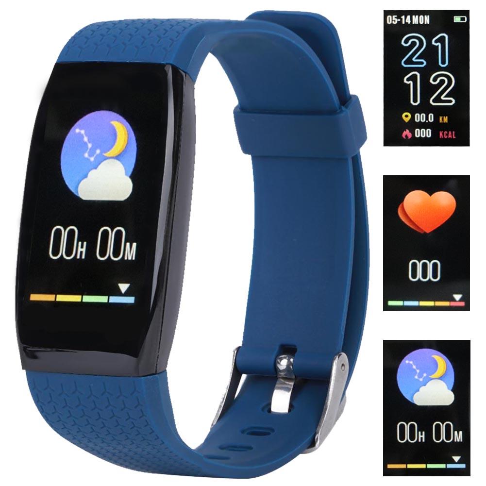 

Smart Sports Bracelet Step Count Sport Watch Multifunction Hrt Rate Body Temperature