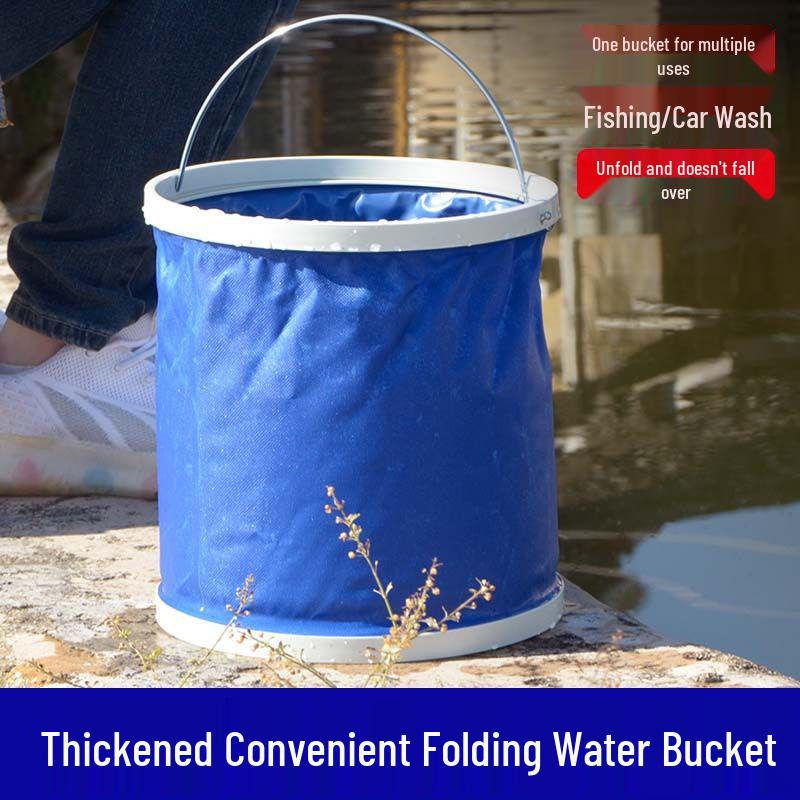 Multi-Functional Folding Fishing & Car Wash Bucket