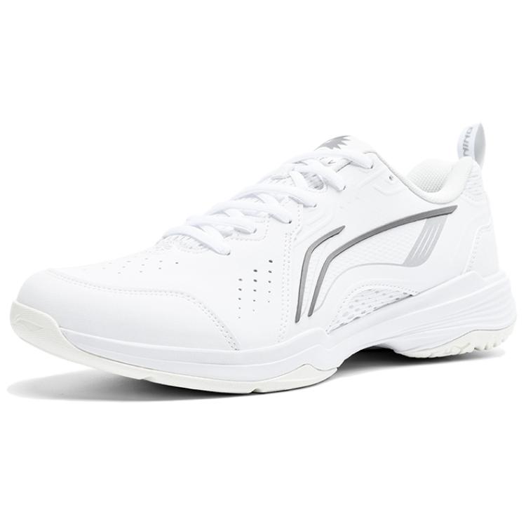 Li Ning Flying Eagle Textile, Synthetic Leather Slip Resistant, Abrasion Resistant, Breathable Low Top Badminton Shoes AYTU001-1