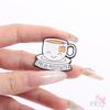 5Pcs/Set Funny Tea Slangs Brooches - Doodle Enamel Backpack Button Pins Badges