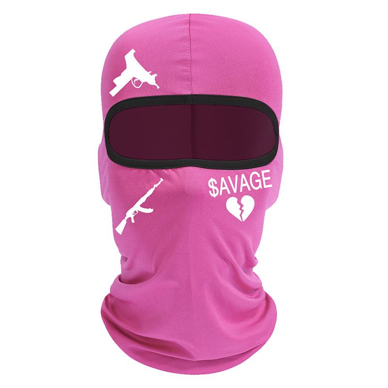 Atmungsaktive Sommer-Gesichtsmaske: Sonnencreme Sturmhaube für Radfahren, Klettern, Motorradfahren und Outdoor-Sportarten