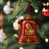 Yousheng Nativity Jesus Bell Ornament U.S. 250th Anniversary Commemorative Metal Doorbell Decoration Memorial Gifts for Family Friends