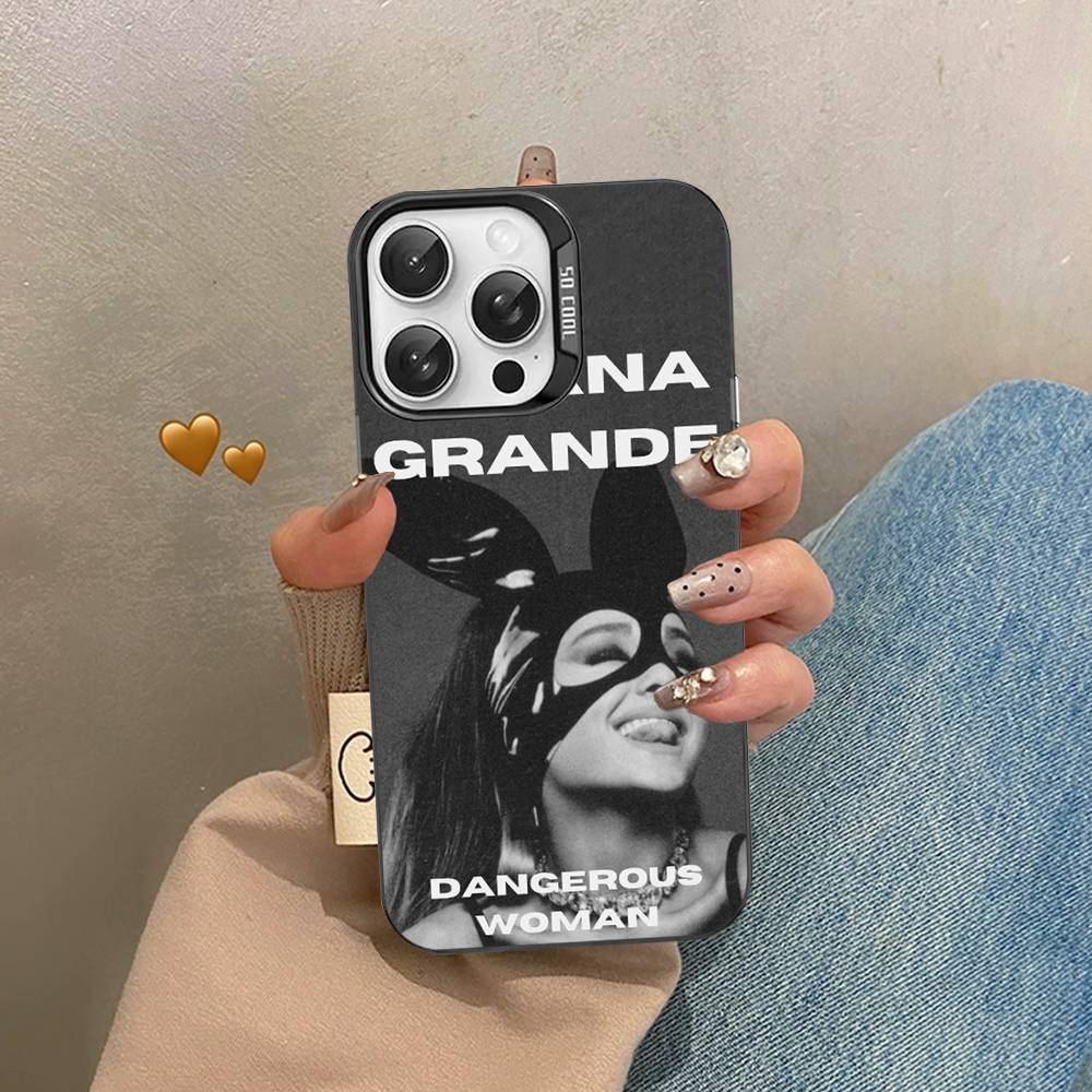 

Pop Singer A-Ariana G-Grande Phone Case For IPhone 17 16 15 14 13 12 11 Pro Max Plus Pro Colorful Shell iPhone 12