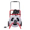 VEVOR Drain Cleaner Machine 30m x 13mm, Auto Feed Sewer Snake Drain Auger on Wheels