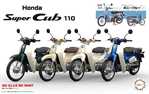 Fujimi Model 1/12 NEXT Series No.1 EX-6 Honda Super Cub 110 Street (Bonnie Blue) 12NX-1 EX-6