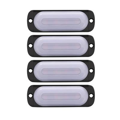 X-STYLE Truck Side Marker LED White Strobe 24V Flash Light Flashing Warning Light
