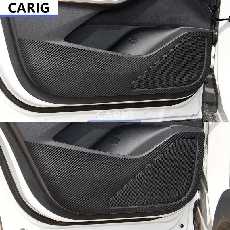 For CHANGAN CS75 PLUS 20-21 Door Anti-kick Sticker Modified Carbon Fiber Pattern Interior Car Film Accessories Modification