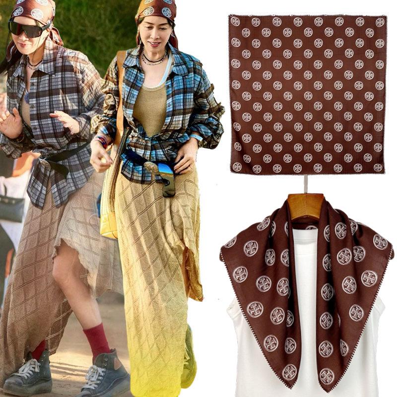 Na Ying Silk Wool 65 Scarf - Double-Sided Mulberry Silk & Wool Shawl for Autumn/Winter