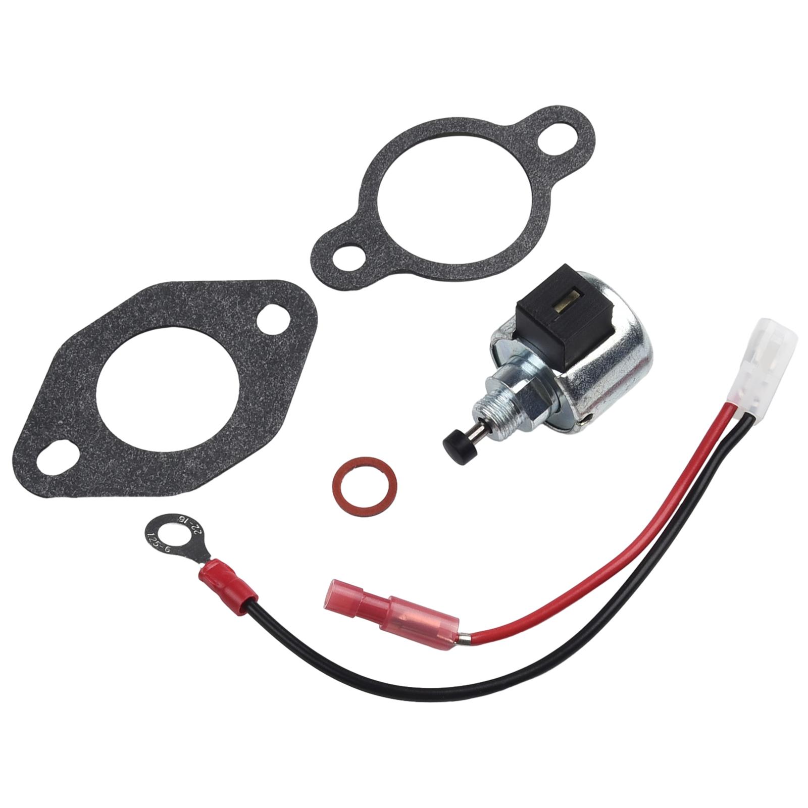 

Fuel Cut Solenoid Valve High Quality Kit Mower Paper Pads Parts Repair Replacement Shut Off Wire Accessories Cord CHINA