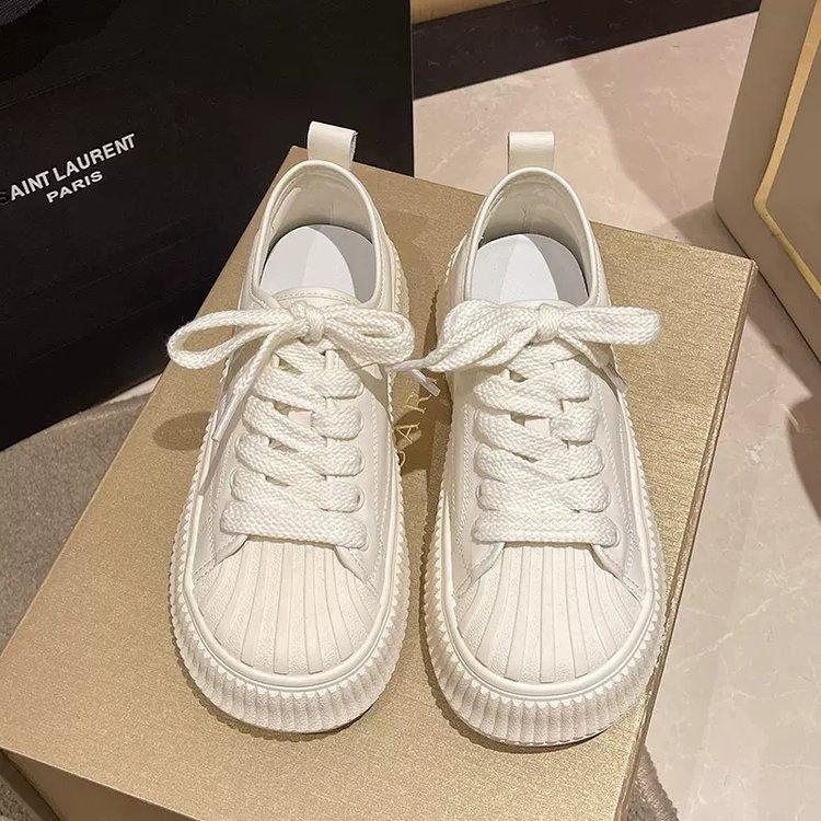 

Новые туфли Shell Head на толстой подошве, женская повседневная обувь, кроссовки Ins Tide Platform, женская обувь 35