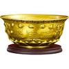 Aris & Juno Brass Treasure Bowl - Traditional Chinese Style, Perfect for Home or Office To Attract Wealth and Good Fortune (Length: 16CM)