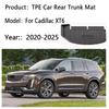 Car Rear Trunk Mat For Cadillac XT6 2020 2021 2022 2023-2025 TPE Carpet Storage Pad Cargo Tray Cushion Boot Mats Car Accessories