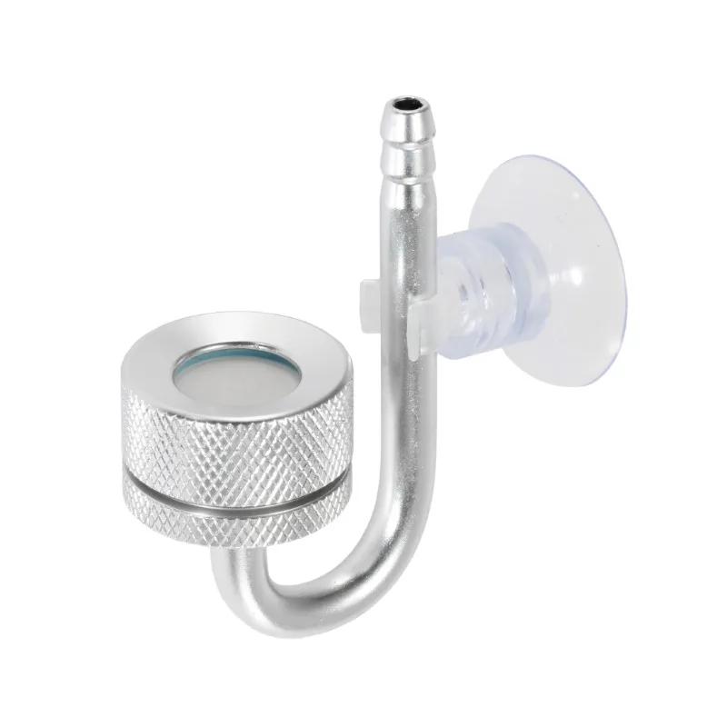 2L Aquarium DIY CO2 Generator System Kit Stainless Steel CO2 Cylinder Generator System Carbon Dioxide Reactor Kit for Plant Fish