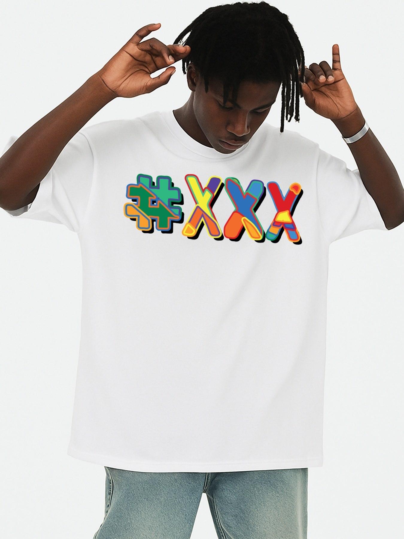 Men s T-Shirt Y2K 1pc Retro 3xl White XL