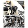 2pcs Motorcycle Spotlight Mount Clamp Bracket Aluminum Alloy LED Light Bar Tube Holder for Motorcycle Scooter Dirt Pit Bike SUV