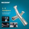 Niceden 1:Pièce à main dentaire à fibre optique à faible vitesse, moteur à bouton-poussoir de type E