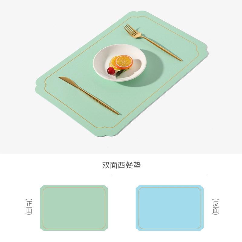 4 Pcs Nordic Style Table Mat Anti-Slip Water-Proof Placemat Coaster Mats Dining Tablemat Silicone Coaster Kitchen Accessories