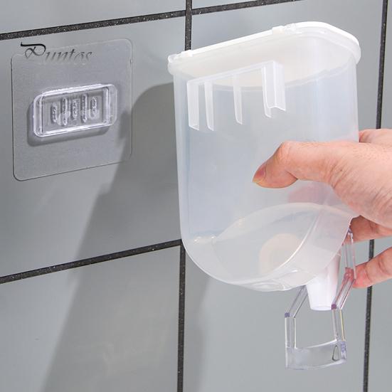 1/2 szt. dozownik do butelek na olej do montażu na ścianie w kuchni, przezroczysty plastikowy pojemnik na przyprawy z szeroką nakrętką