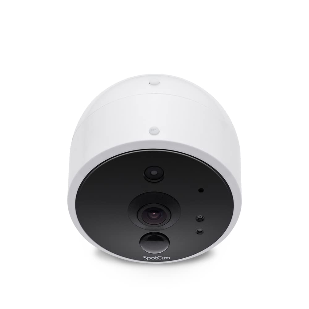 

SpotCam Solo 2 Wireless Security Rechargeable Lithium PIR 7 Days Cloud Made in Taiwan Indoor/Outdoor Camera, 1080P, Two-way Talk, акумулятор, вбудований
