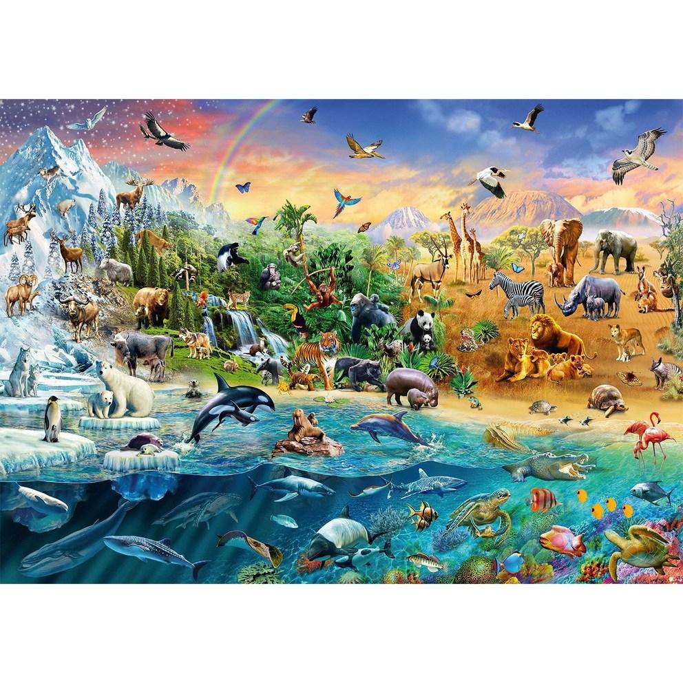 Easy Puzzle 1000-Piece Jigsaw Puzzle Collection - 27 Unique Designs