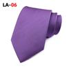 Satin Solid Color 8Cm Fashion Business Professional Men'S Tie