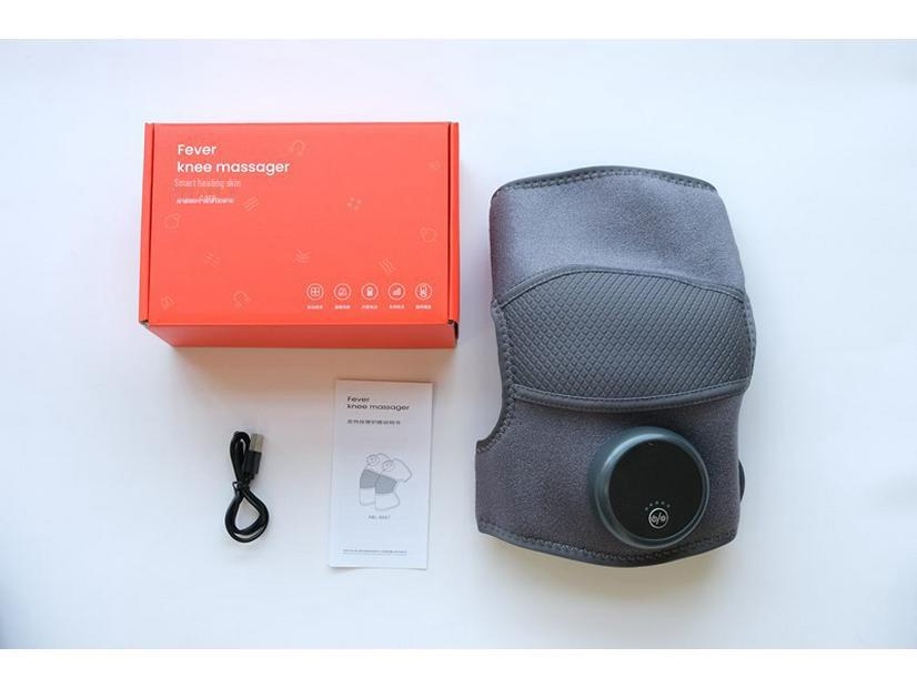 Electric Heated Knee Pad Massager - Self-Heating Therapy for Pain Relief and Warmth In Cold Legs and Joints.