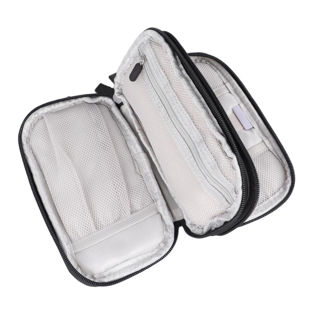 Digitale Zubehör Aufbewahrungstasche Schwarz mit Kopfhörertasche Smartes Mobiltelefon Geräte Zubehör