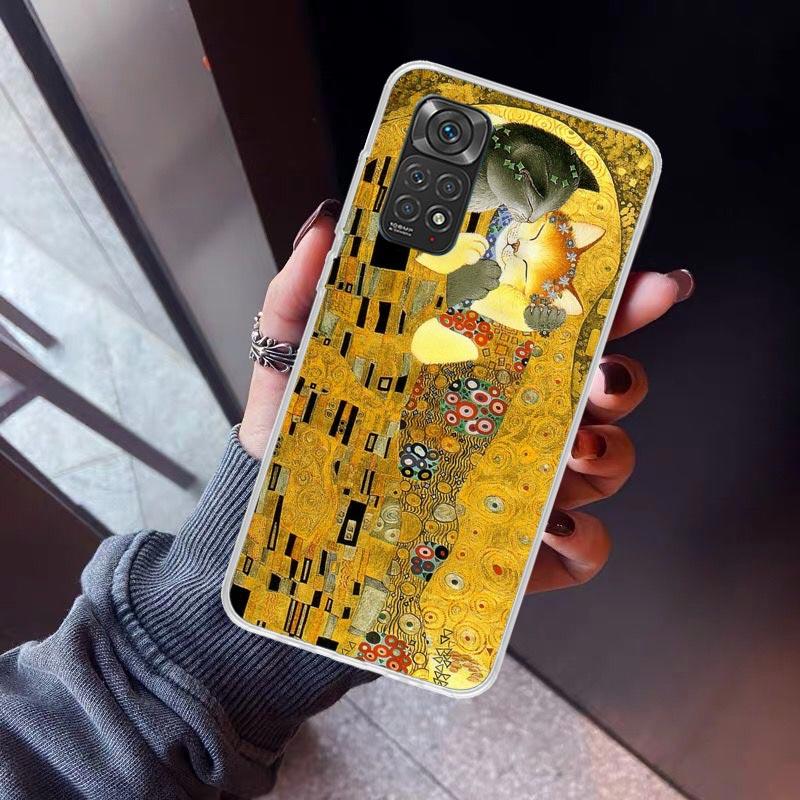 Kiss by Gustav Klimt Desig Phone Case For Xiaomi Redmi Note 15 14 14S 13 12S 12 Pro Plus 11S 11 10S 10 4G Cover 11E 11T 5G Print