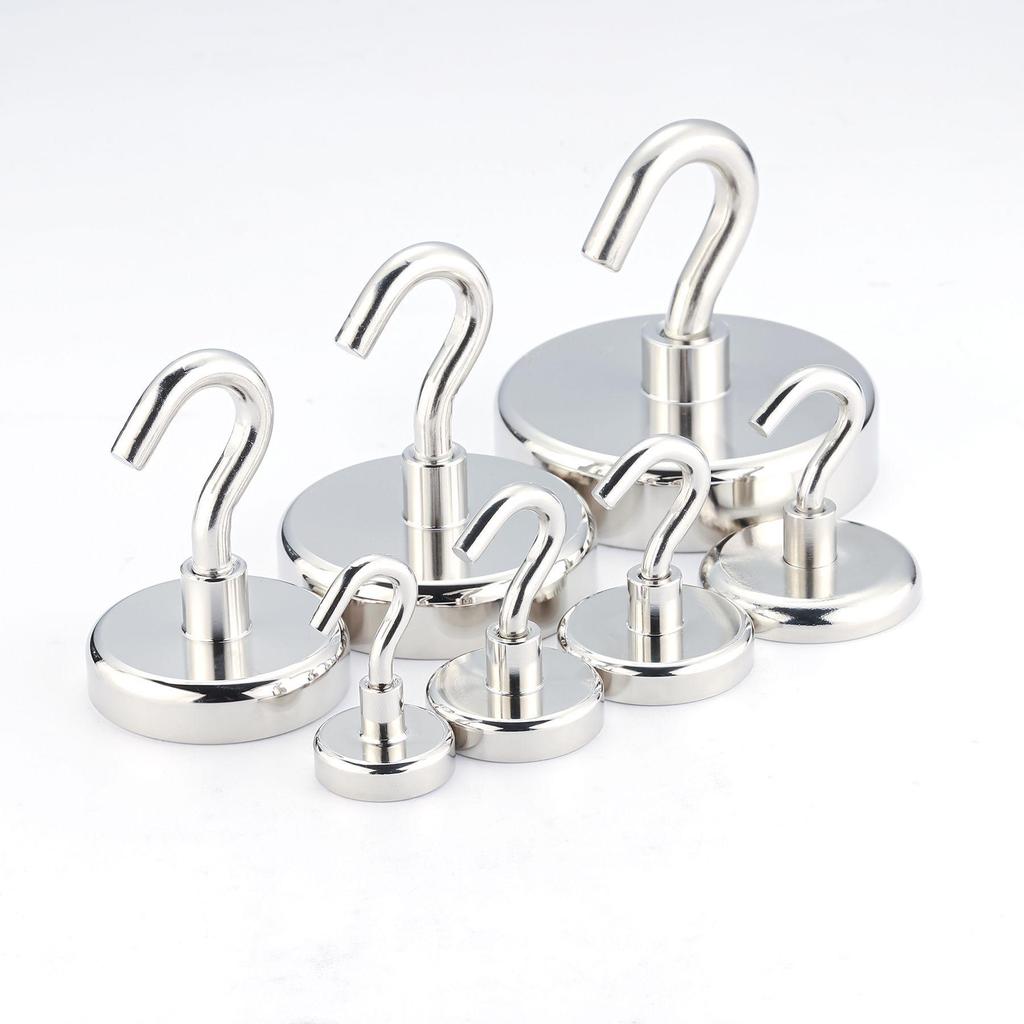 Neodymium Iron Boron Magnetic Hook: Strong, Hole-Free Round Storage Solution