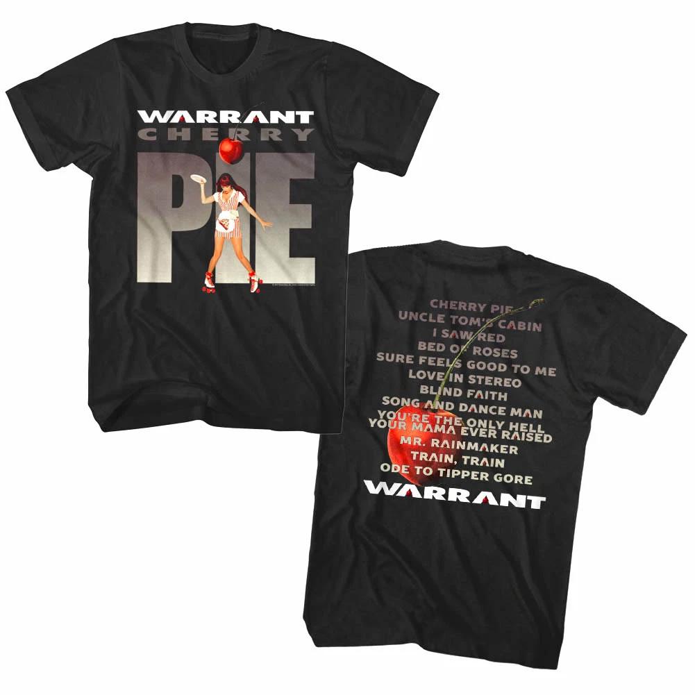 Warrant Cherry Pie Album Cover Art Waitress Men s T Shirt Rock Band Tour Merch M