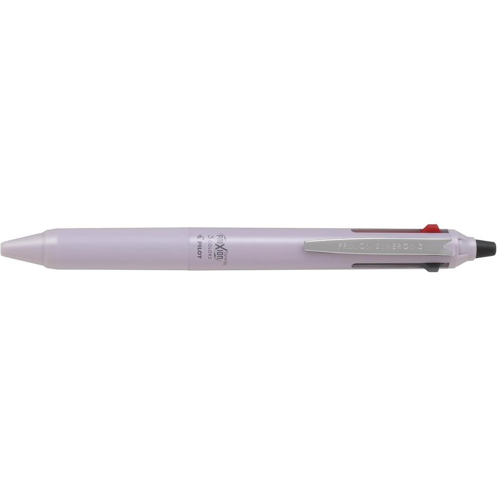 PILOT Frixion Synergy 3 Ballpoint Dusty Erasable Ballpoint LTFS314DP 3-Color Pen, 0.4mm, Pink, Pen,