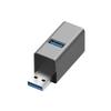 Compactly 3 In 1 USB3.0 Adapter Plugs and Play USB3.0 Hubs 3Port USB Expander Metal Construction MultiDevice Connectivity