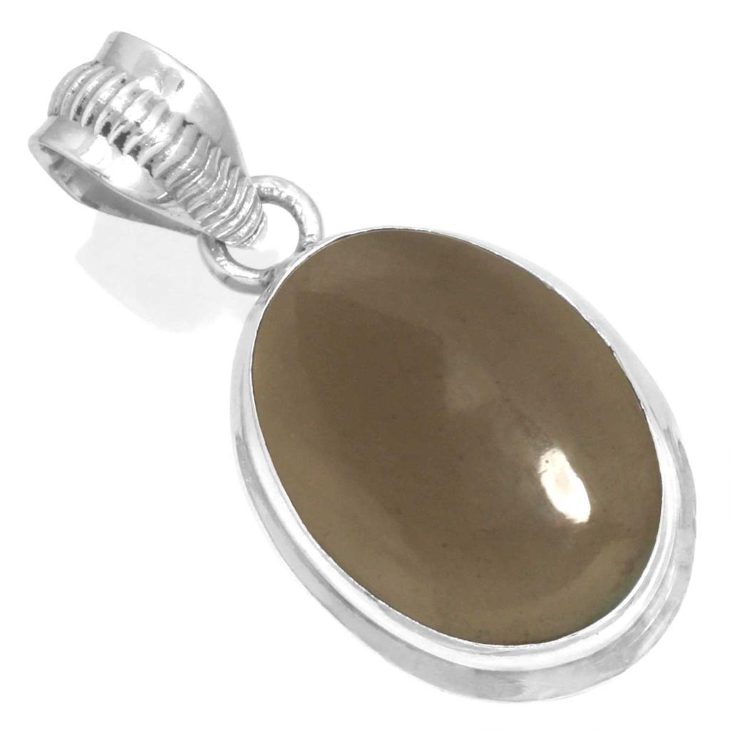 925 Sterlingsilber Anhänger Damen Edelstein Handgefertigter Schmuck Freundschaftstagsgeschenk Malachit Mondstein Rosenquarz Roter Stein Rauchtopas Tigerauge