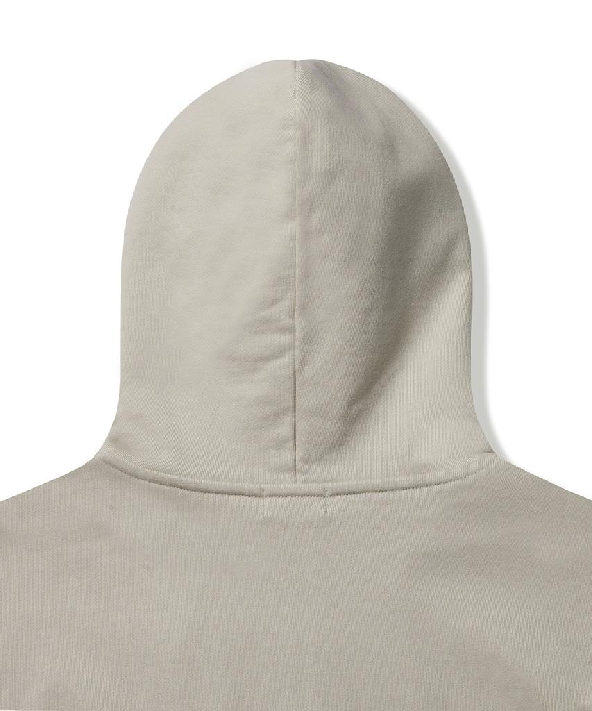 Musinsa Standard Heavyweight Oversized Hooded Sweat Zip-Up [Light Beige]