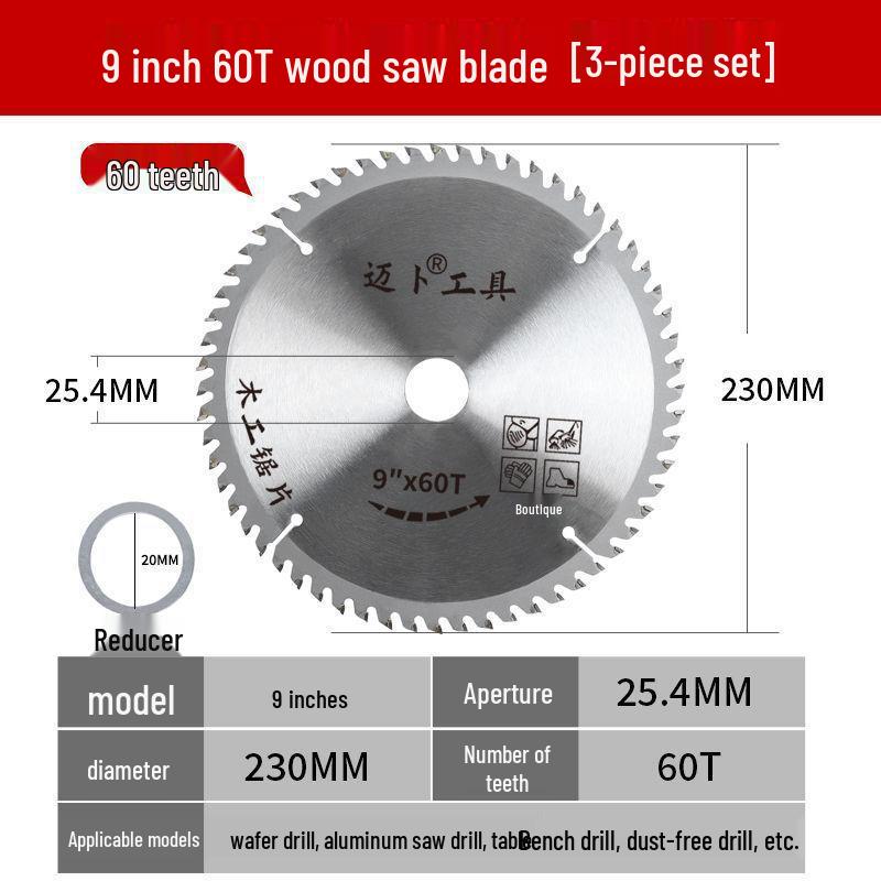 Eco-Friendly Lithium Electric Saw Blade with Special Alloy Teeth - High Hardness and Sharpness, 4-10 Teeth for Woodworking and Paint-Free Boards