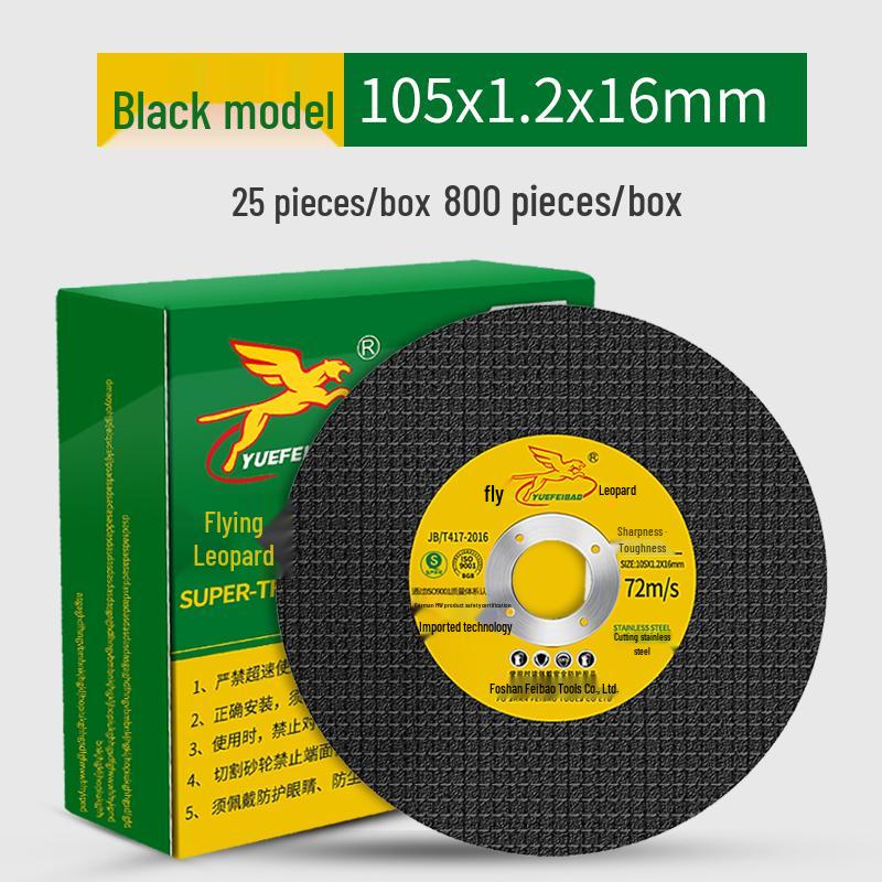 Flying Leopard 100mm Stainless Steel Cutting Disc - 0.8mm Thick Angle Grinder Blade for Metal & Iron